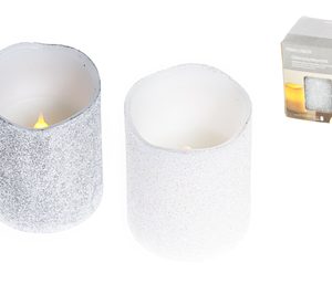 LED-KYNTTILÄ Glitter 10cm 246979