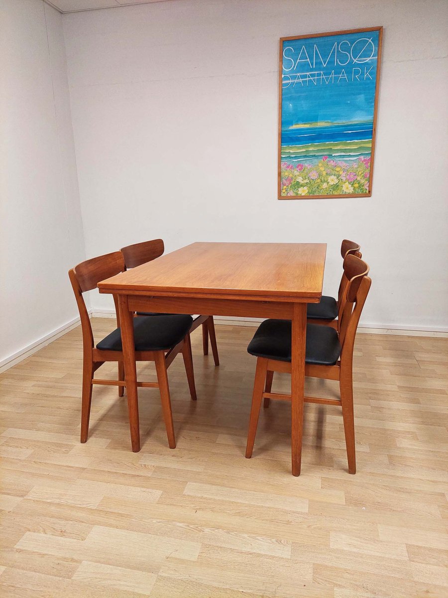Farstrup møbler 60-luvun jatkettava teak ruokapöytä - Image 2