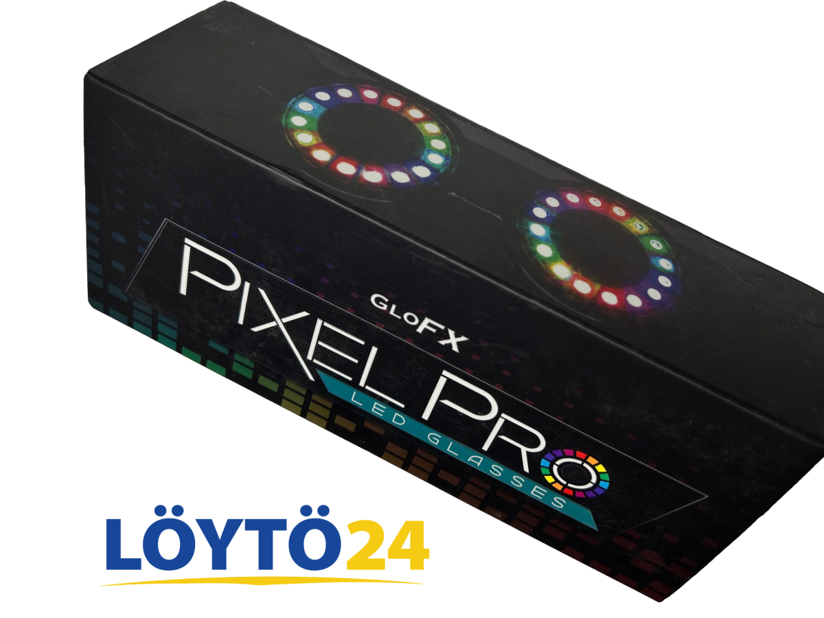 GloFX Pixel Pro LED Glasses | Ohjelmoitavat LED-Lasit Kaukosäätimellä - Image 6
