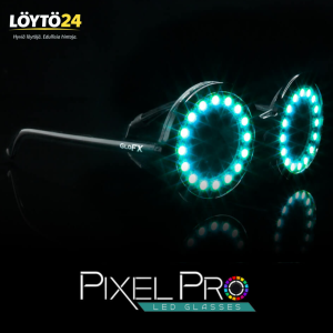 GloFX Pixel Pro LED Glasses | Ohjelmoitavat LED-Lasit Kaukosäätimellä